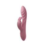 Vibrator USB Sunset din silicon, în formă de iepuraș, 20,6 cm