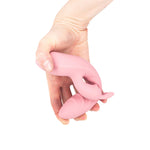 Vibrator USB Sunset din silicon, în formă de iepuraș, 20,6 cm