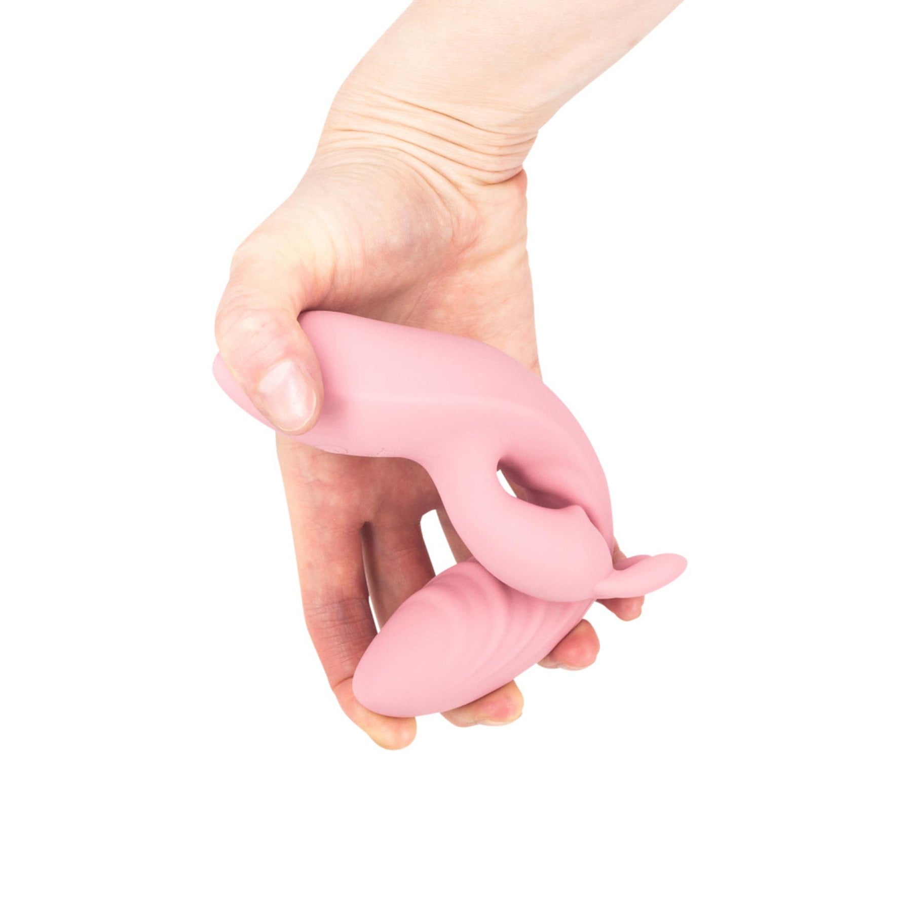Vibrator USB Sunset din silicon, în formă de iepuraș, 20,6 cm