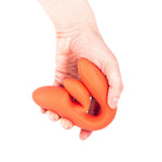 Vibrator iepure Bali Sunset, silicon, super flexibil, 20 cm