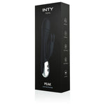 Vibrator USB INTY Toys Peak din silicon cu formă de iepuraș