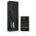 Vibrator USB INTY Toys Peak din silicon cu formă de iepuraș
