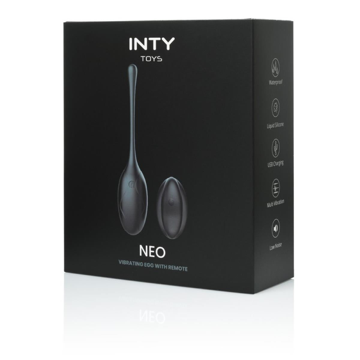 INTY Toys Ou vibrant Neo cu telecomandă, 10 moduri USB