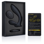 Masaj de prostată din silicon Rebel INTY Toys cu telecomandă USB, 10 moduri