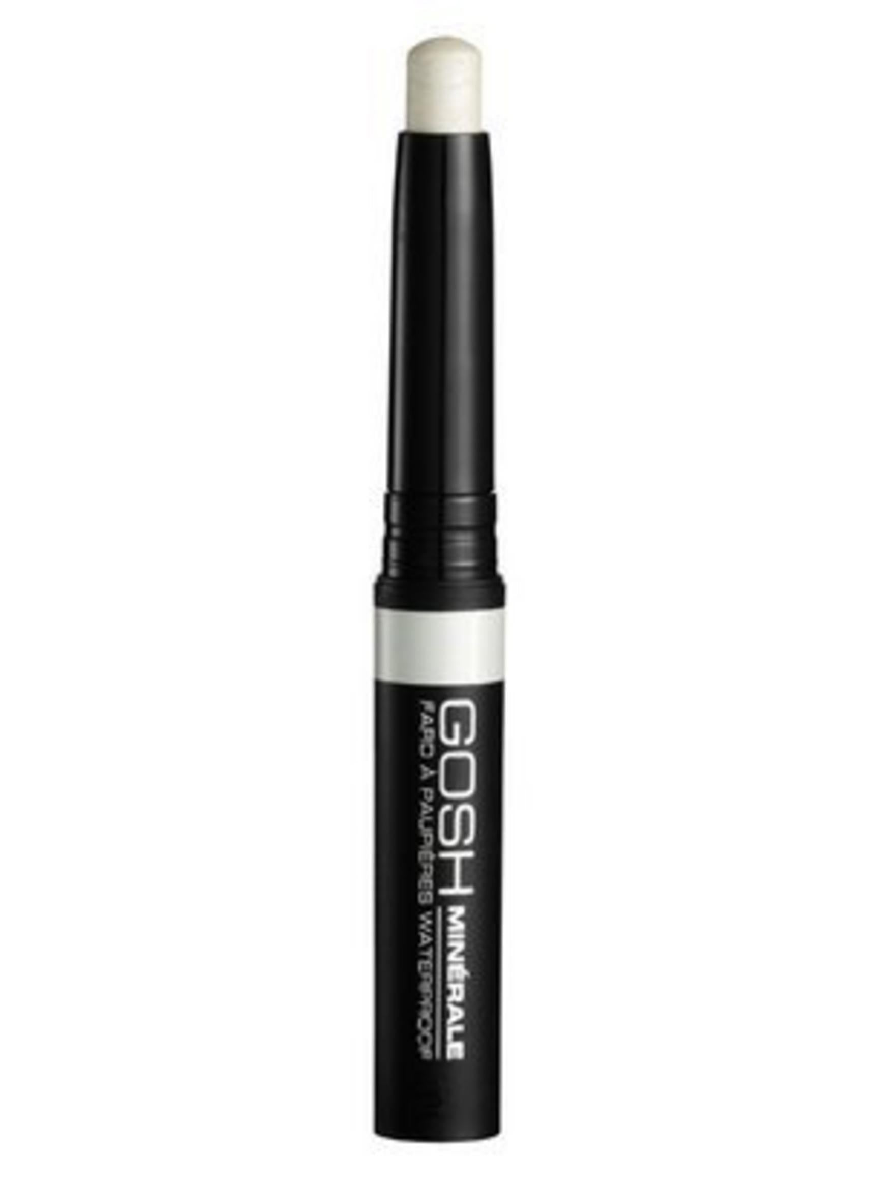 Gosh, Mineral, Vegan, Metallic, Fard de ochi cremos, 001, Pearly White, 2.5 g