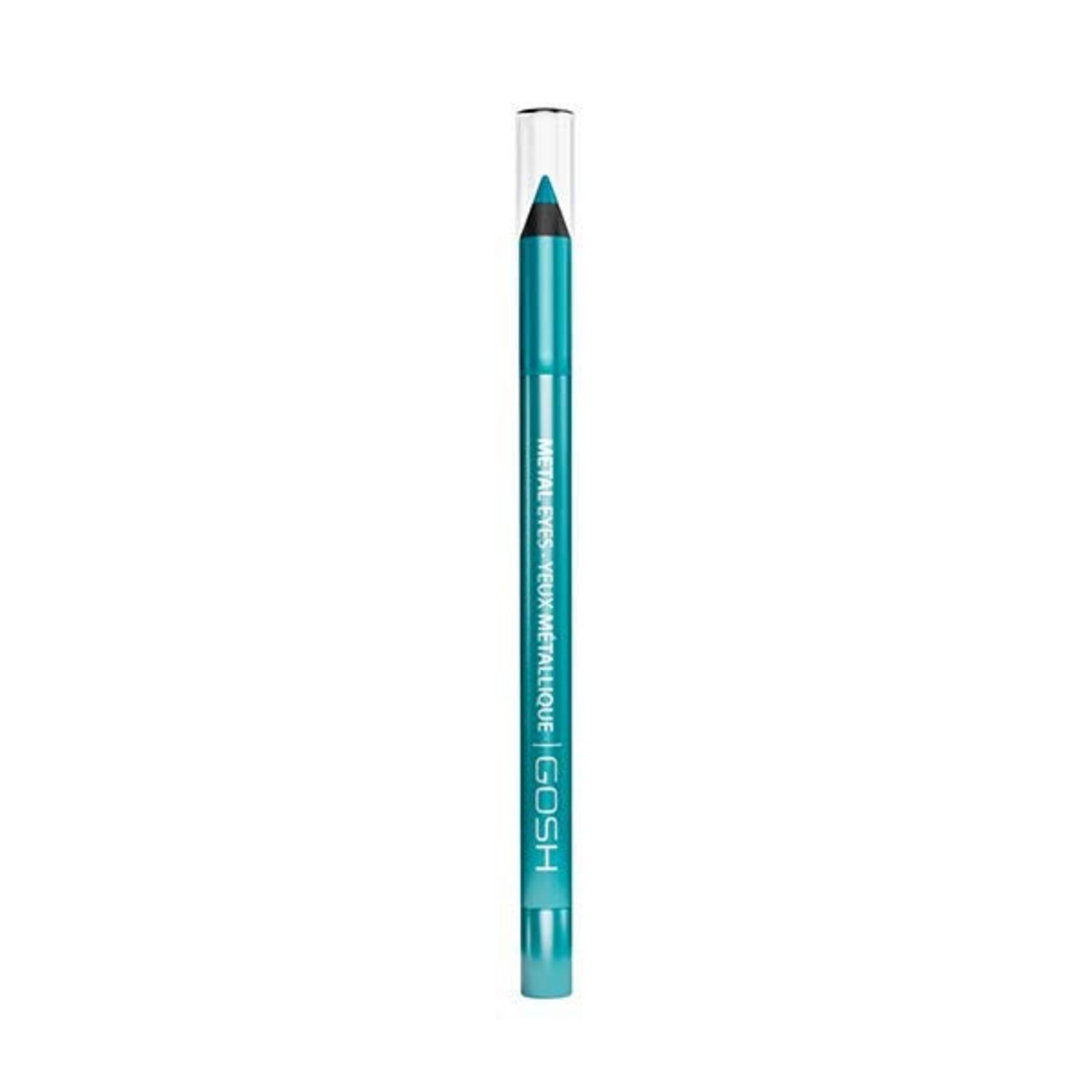 Gosh, Metal Eyes, Creion eyeliner gel, 005, Turcoaz, 1.2 g