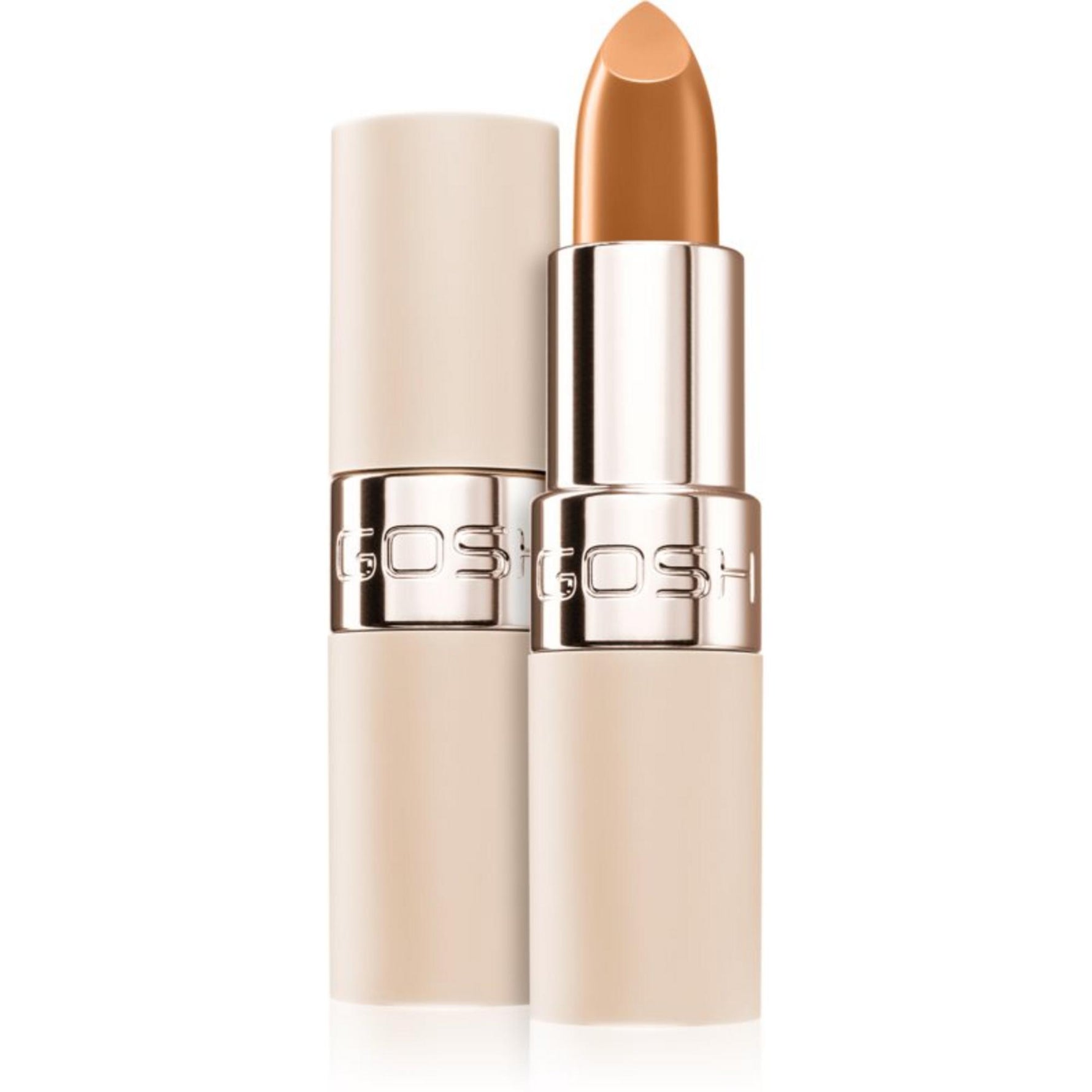Gosh, Luxury Nude Lips, Semi-mat, Balsam de buze, 002, Undressed, Nu, 3.5 g
