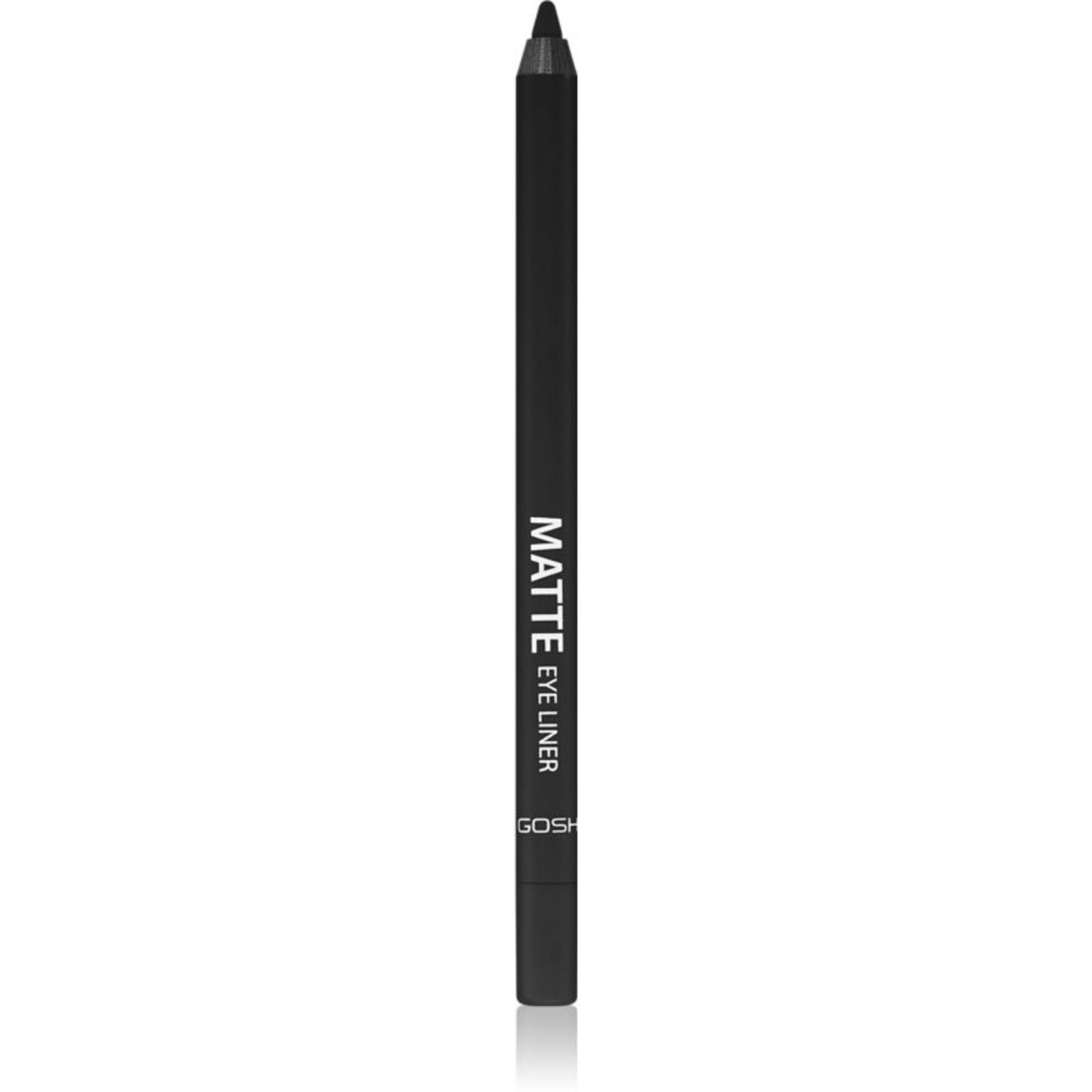 Gosh, Eyeliner Pencil, Pure vegan, Creion de ochi, Mat, Tuș de ochi lichid, 002, Matt Black, 1.2 g