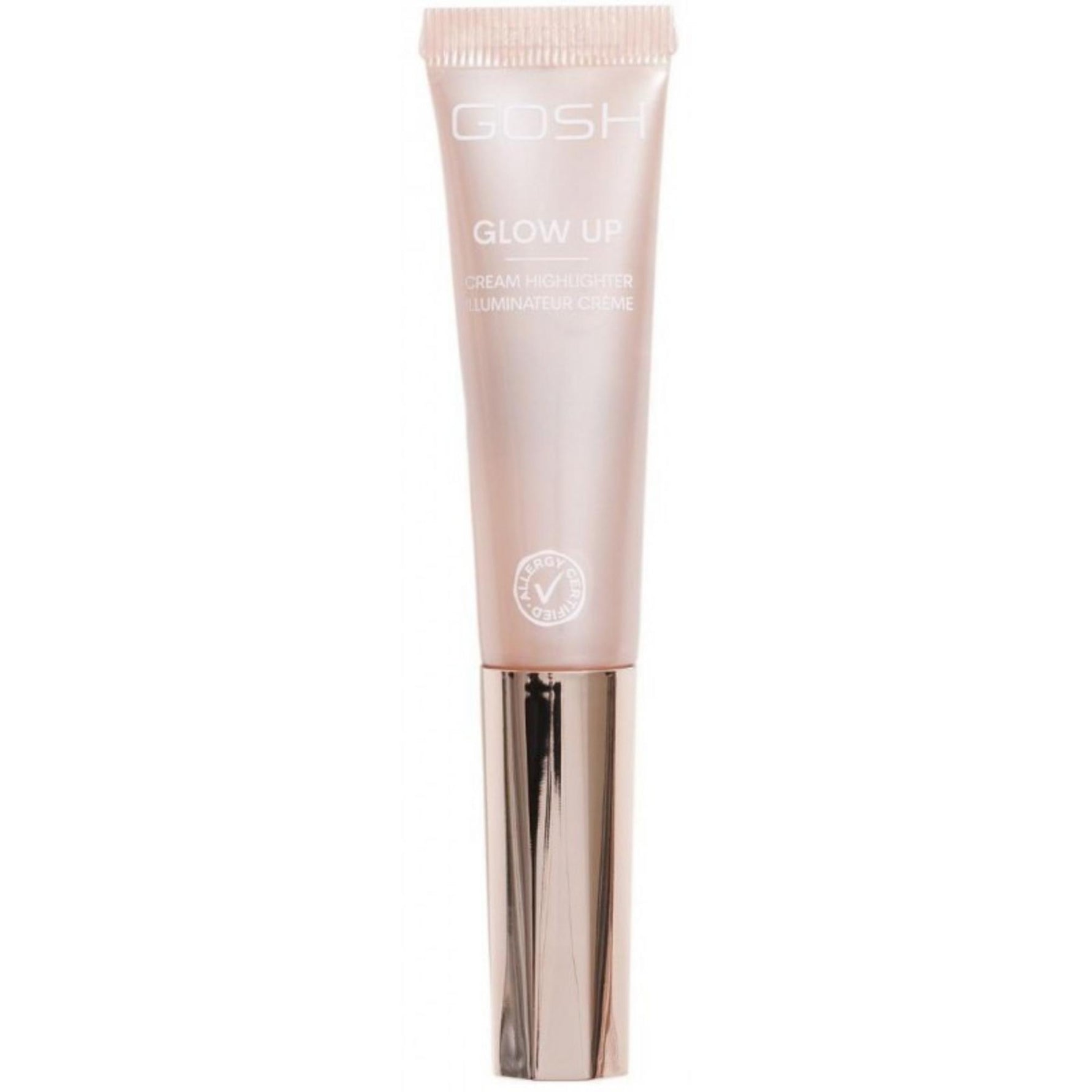Gosh, Glow Up, Luminos, Iluminator lichid, 001, Perlă, Față, 14 ml