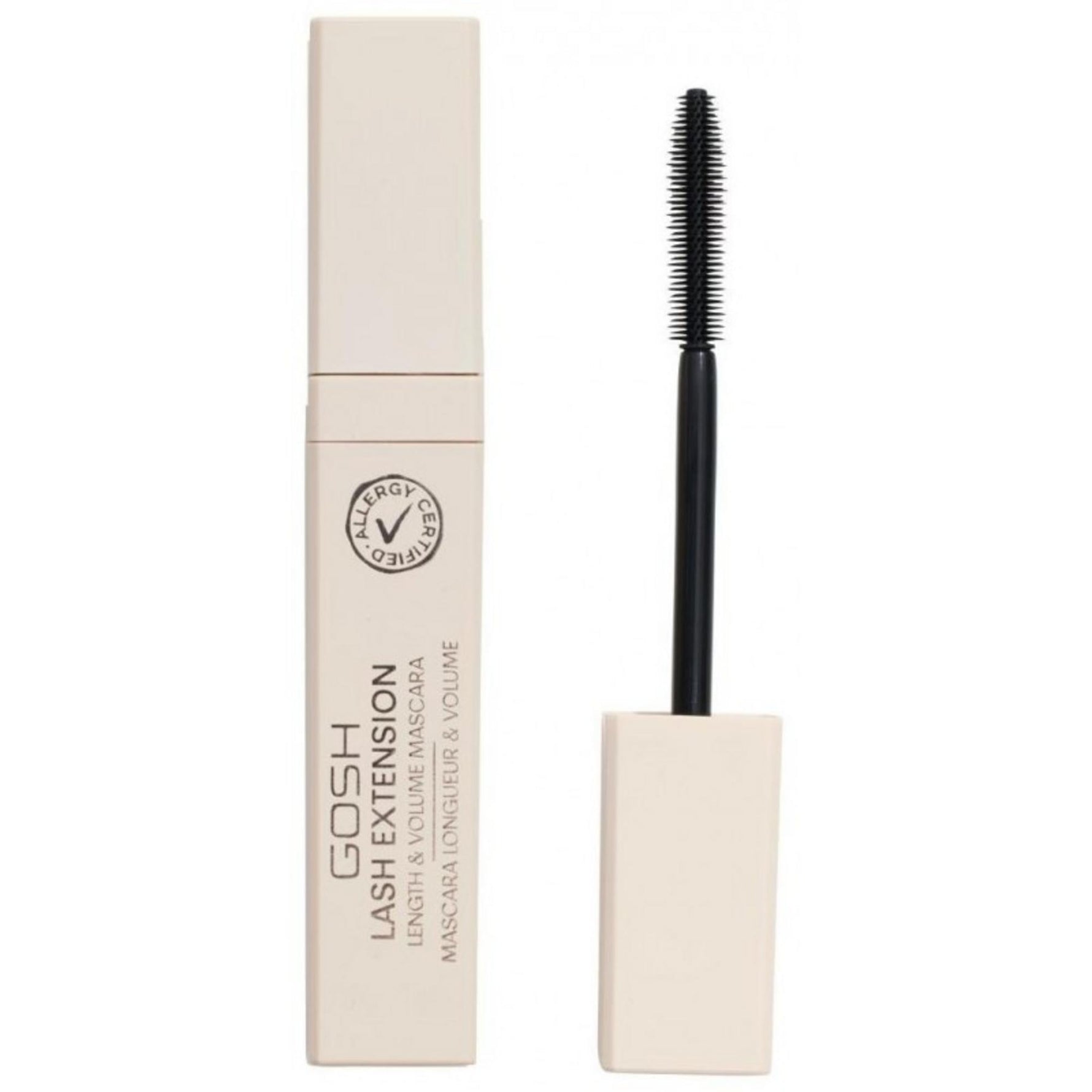 Gosh, Lash Extension, Prelungire, Mascara, 001, Negru, 7 ml