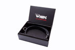 Guler bărbătesc îngust, din piele, 3 cm, Whips Collection