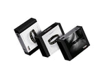 Guler bărbătesc îngust, din piele, 3 cm, Whips Collection