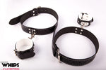 Ham de coapsă din piele Whips Collection, alb