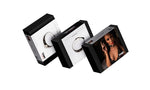 Guler pentru femei Whips Collection, alb mediu, piele, reglabil