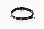 Guler de damă cu țepi Whips Collection negru