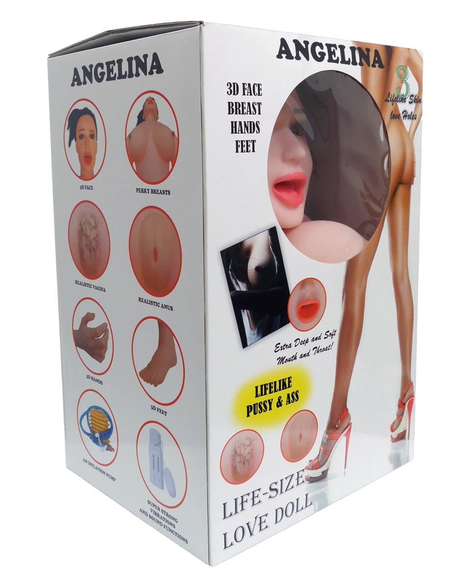 Păpușă gonflabilă vibratoare 3D Angelina LaLa