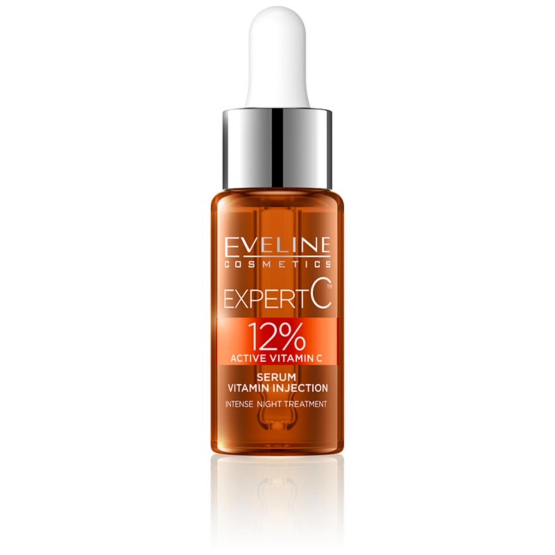 Eveline Cosmetics, Expert C, Vitamina C, Anti-îmbătrânire, Noapte, Ser, Pentru față, 18 ml