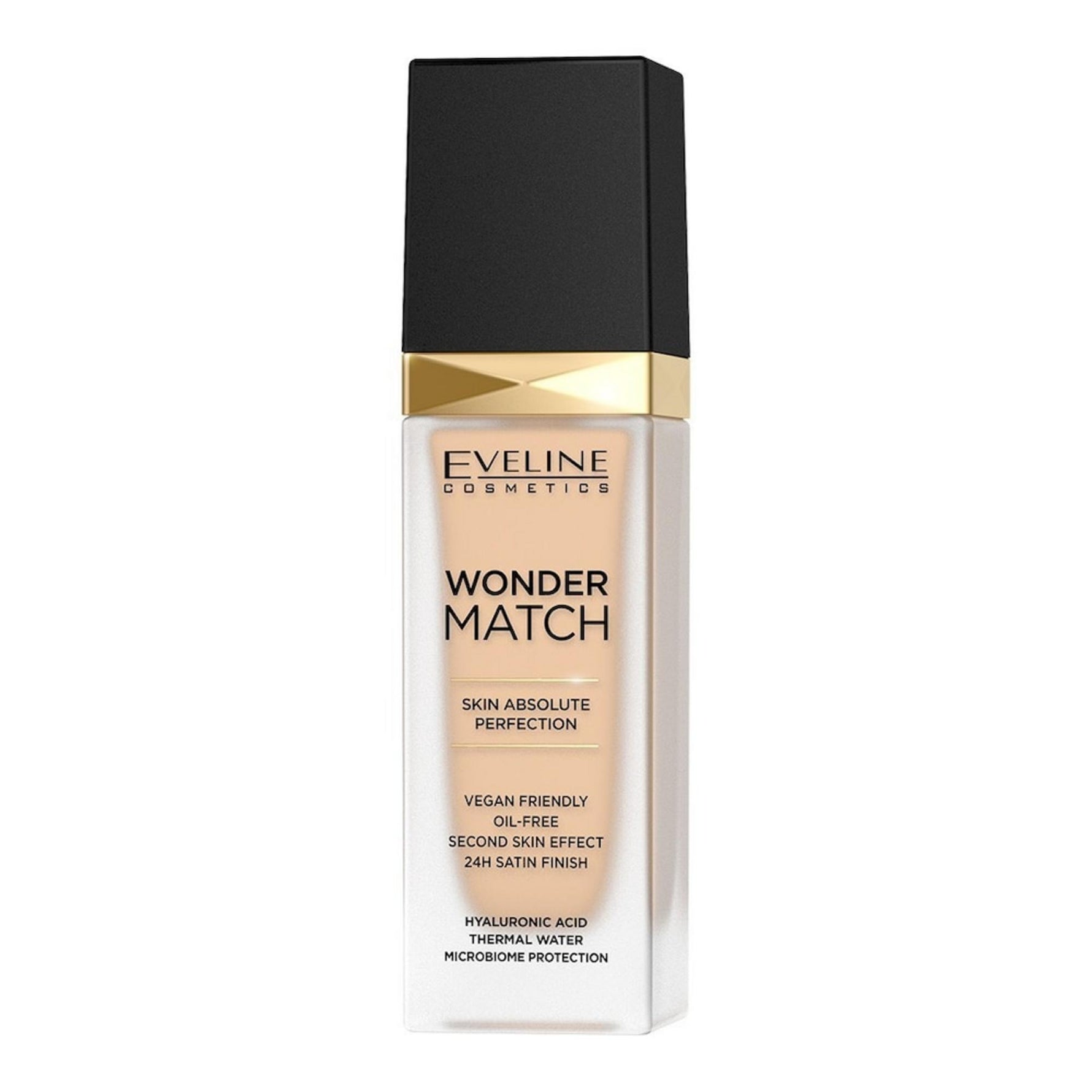 Eveline Cosmetics, Wonder Match Skin Absolute Perfection, Fond de ten lichid, 11, Migdală, 30 ml