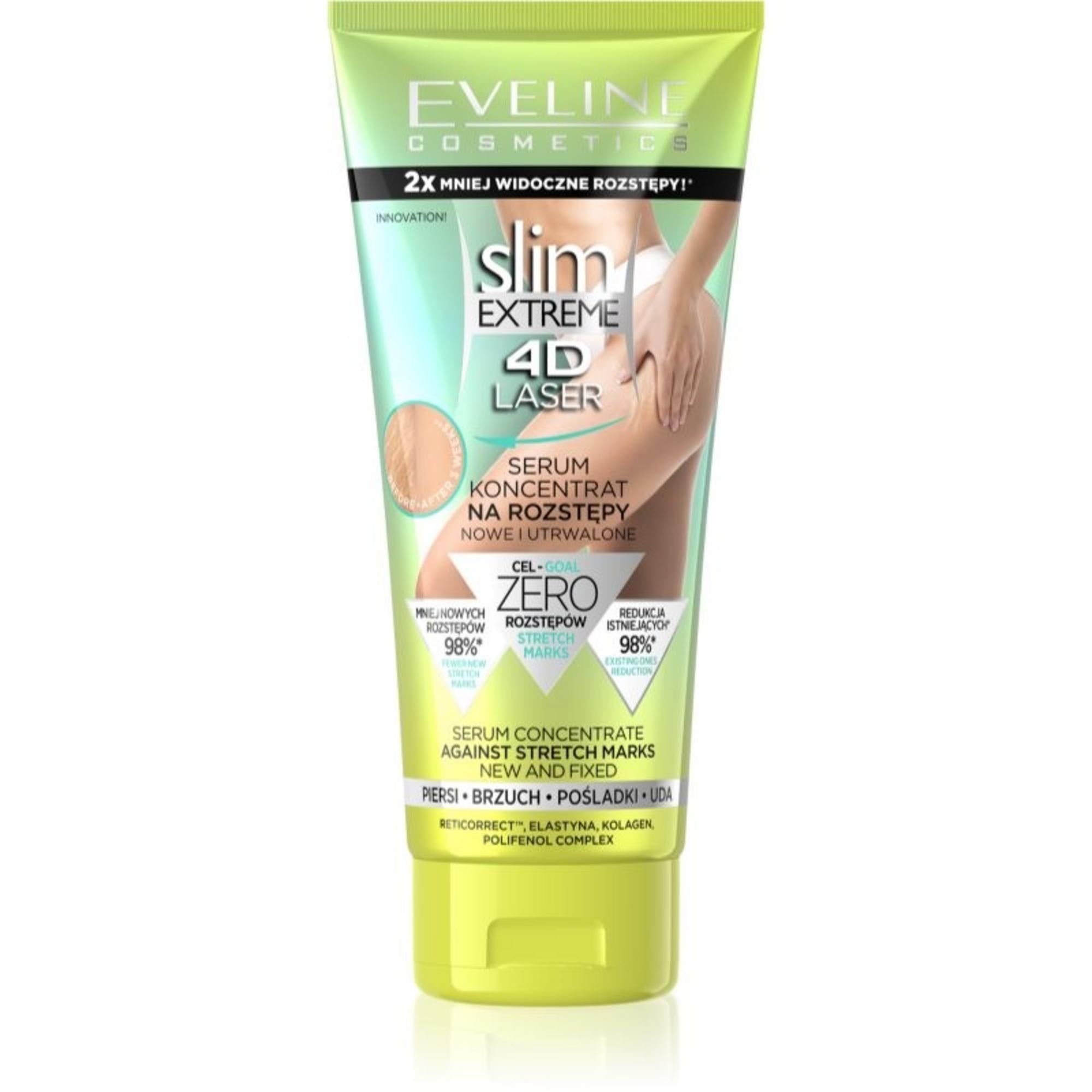 Eveline Cosmetics, Slim Extreme 4D, Antivergeturi, Ser pentru corp, Corp, 150 ml