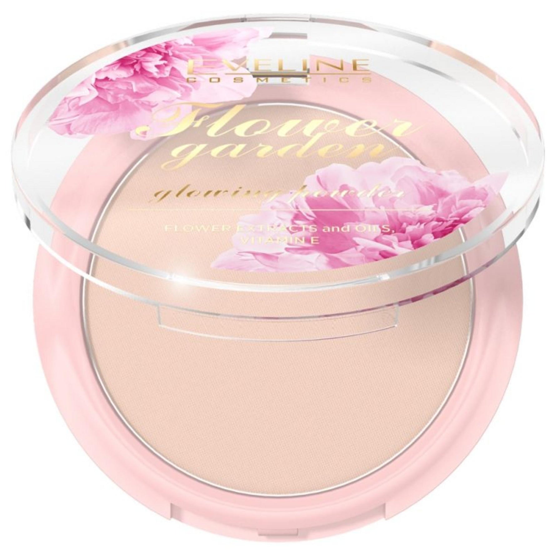 Eveline Cosmetics, Flower Garden, Iluminând, Pudră compactă, 8 g
