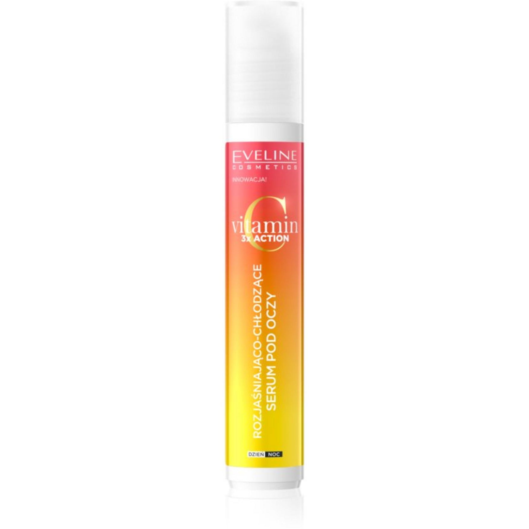 Eveline Cosmetics, Vitamin C 3x Action, Vitamina C, Instant Glow & Lift, Zi, Roll-on pentru ochi, 15 ml