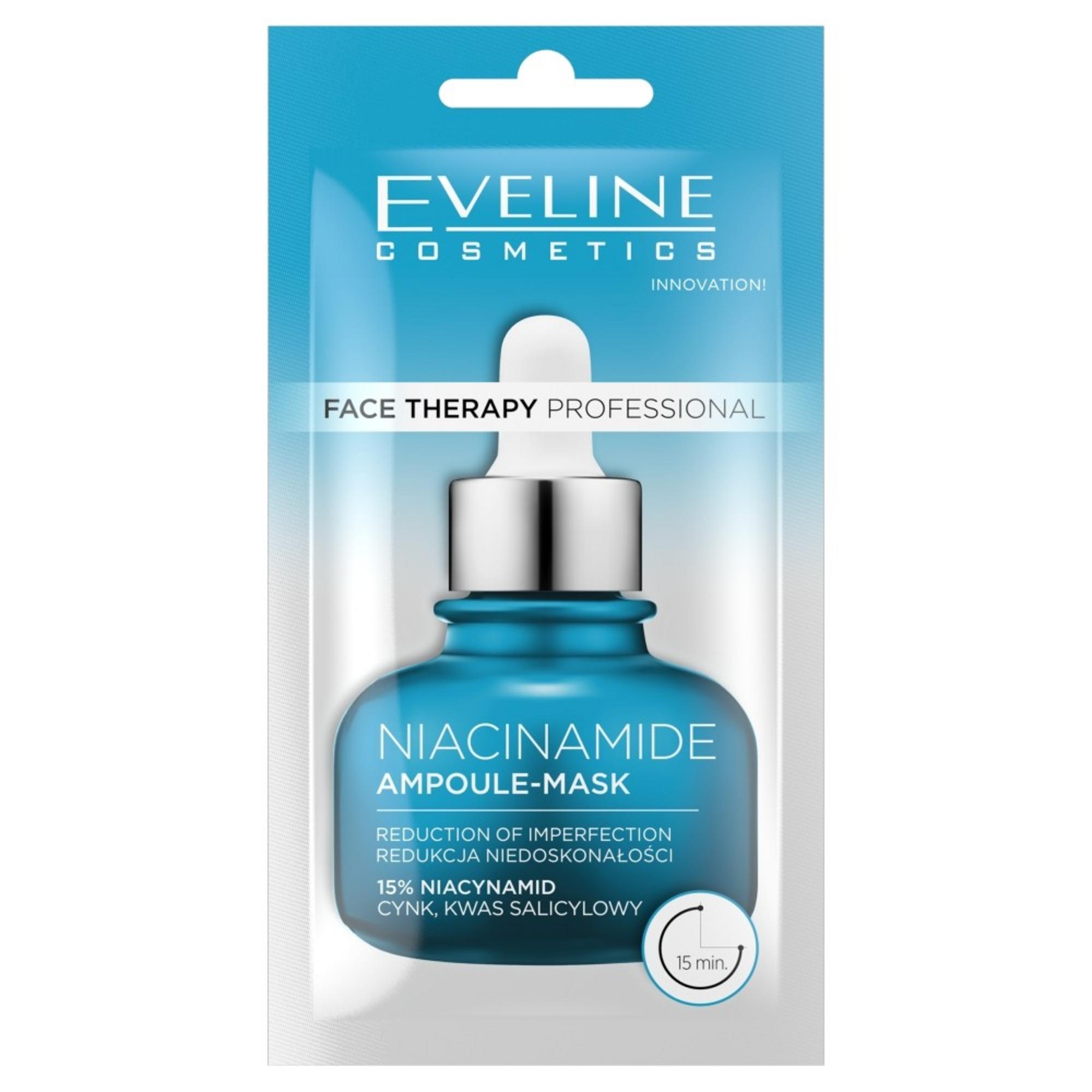 Eveline Cosmetics, Therapy Professional, Niacinamidă, Anti-Imperfecțiune, Mască cremă, Pentru față, 8 ml