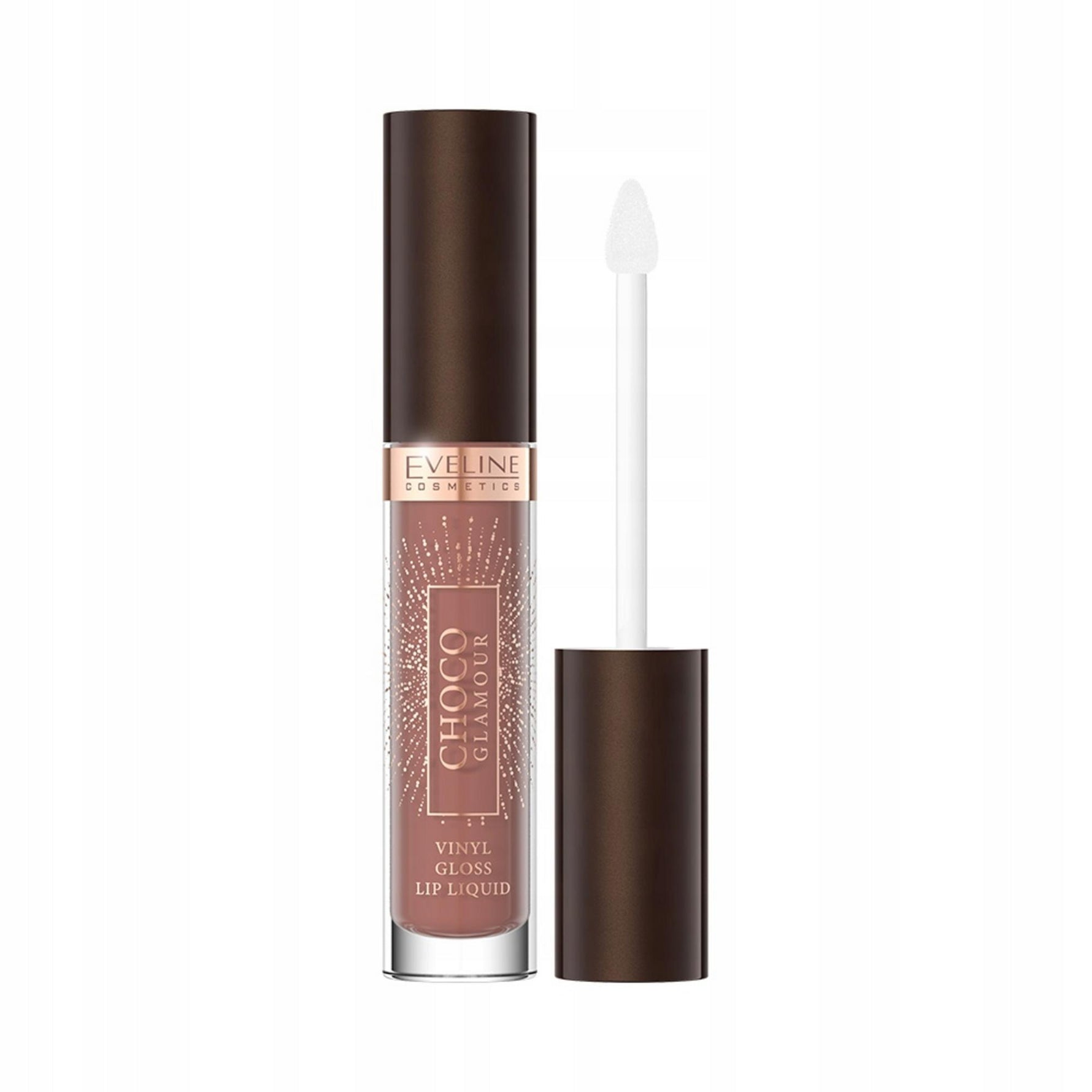 Eveline Cosmetics, Choco Glamour, Luciu de buze, 01, Ruby Chocolate, 4.5 ml