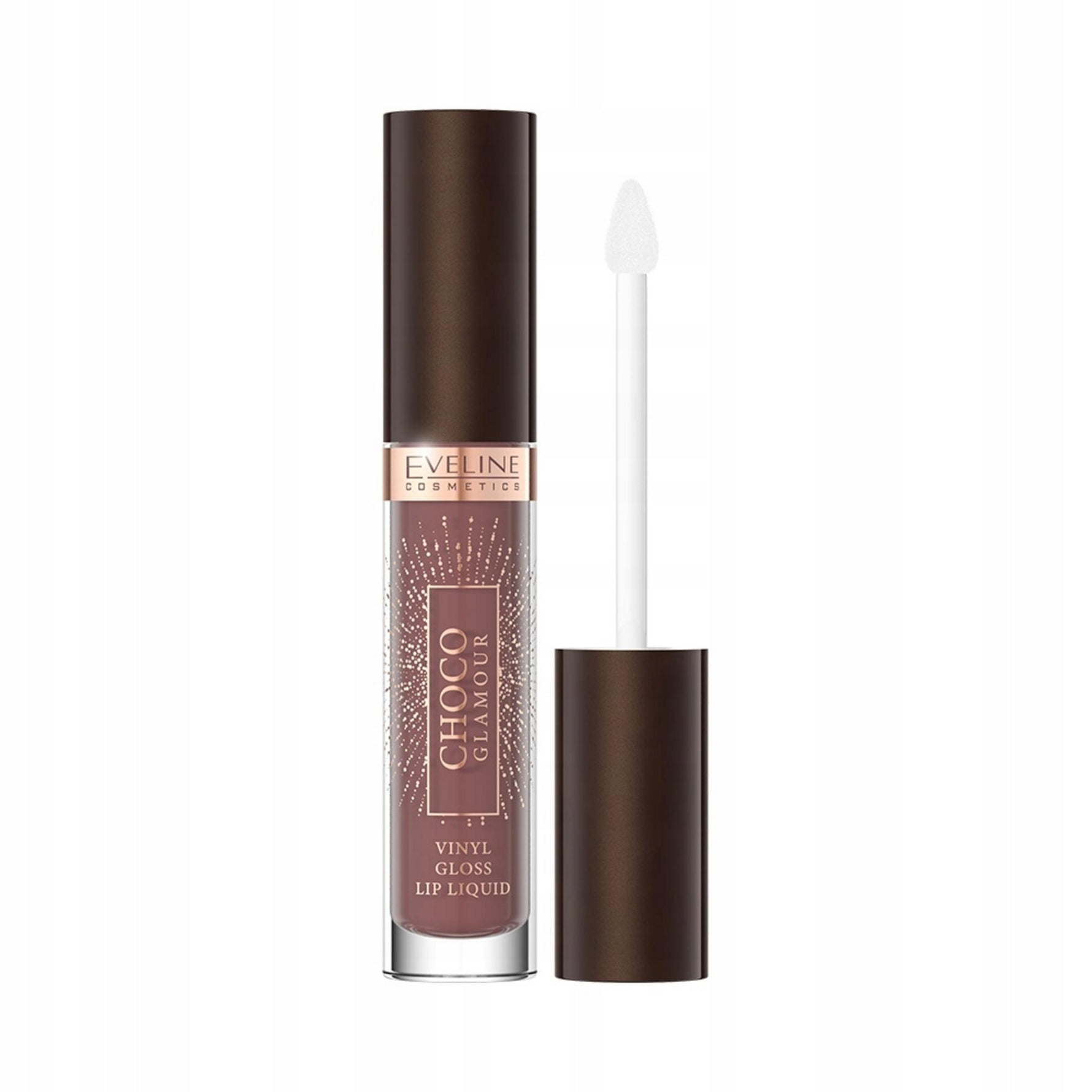 Eveline Cosmetics, Choco Glamour, Luciu de buze, 02, Deep Cherry Chocolate, 4.5 ml