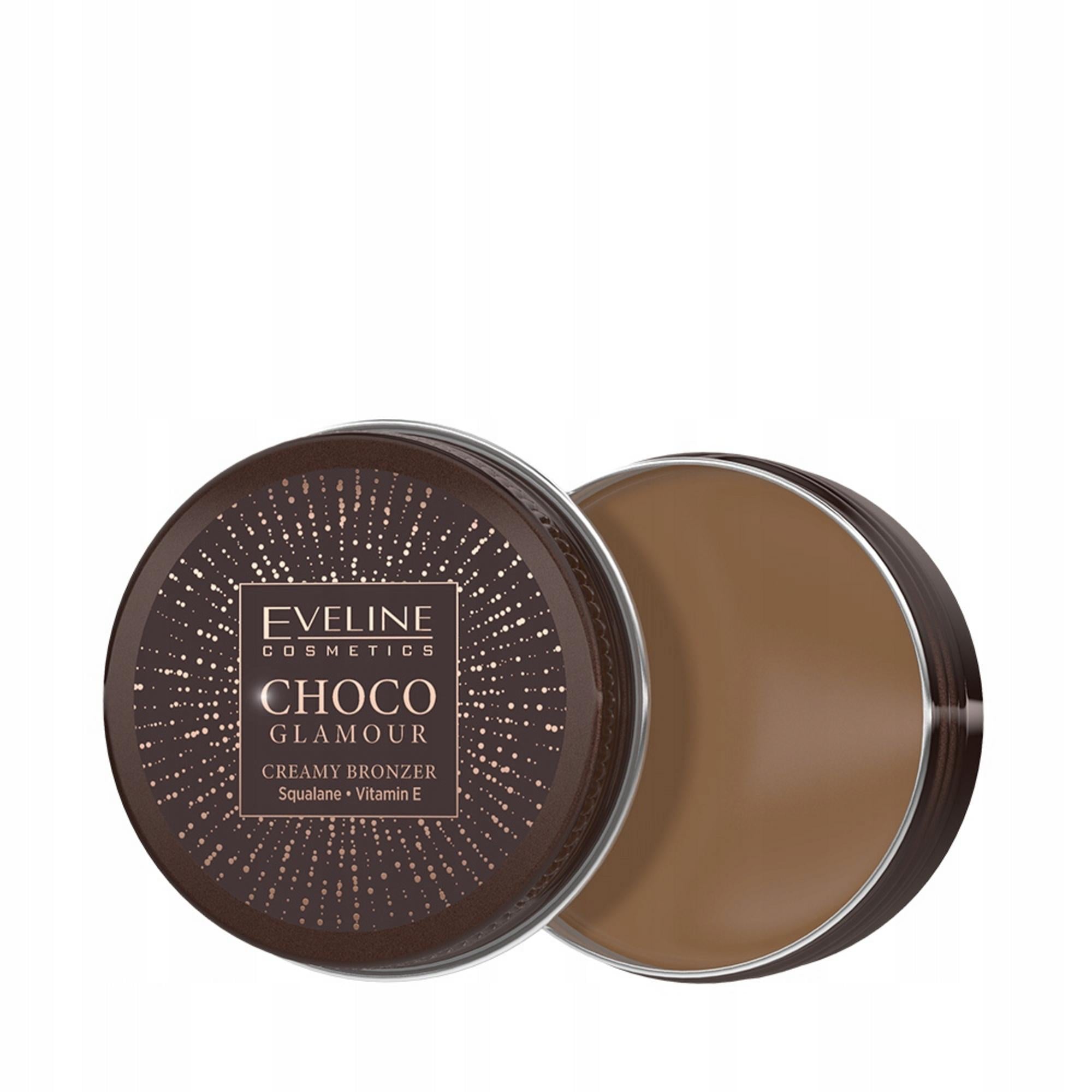 Eveline Cosmetics, Choco Glamour, Bronzer cremă, 01, Choco Glam, 20 g