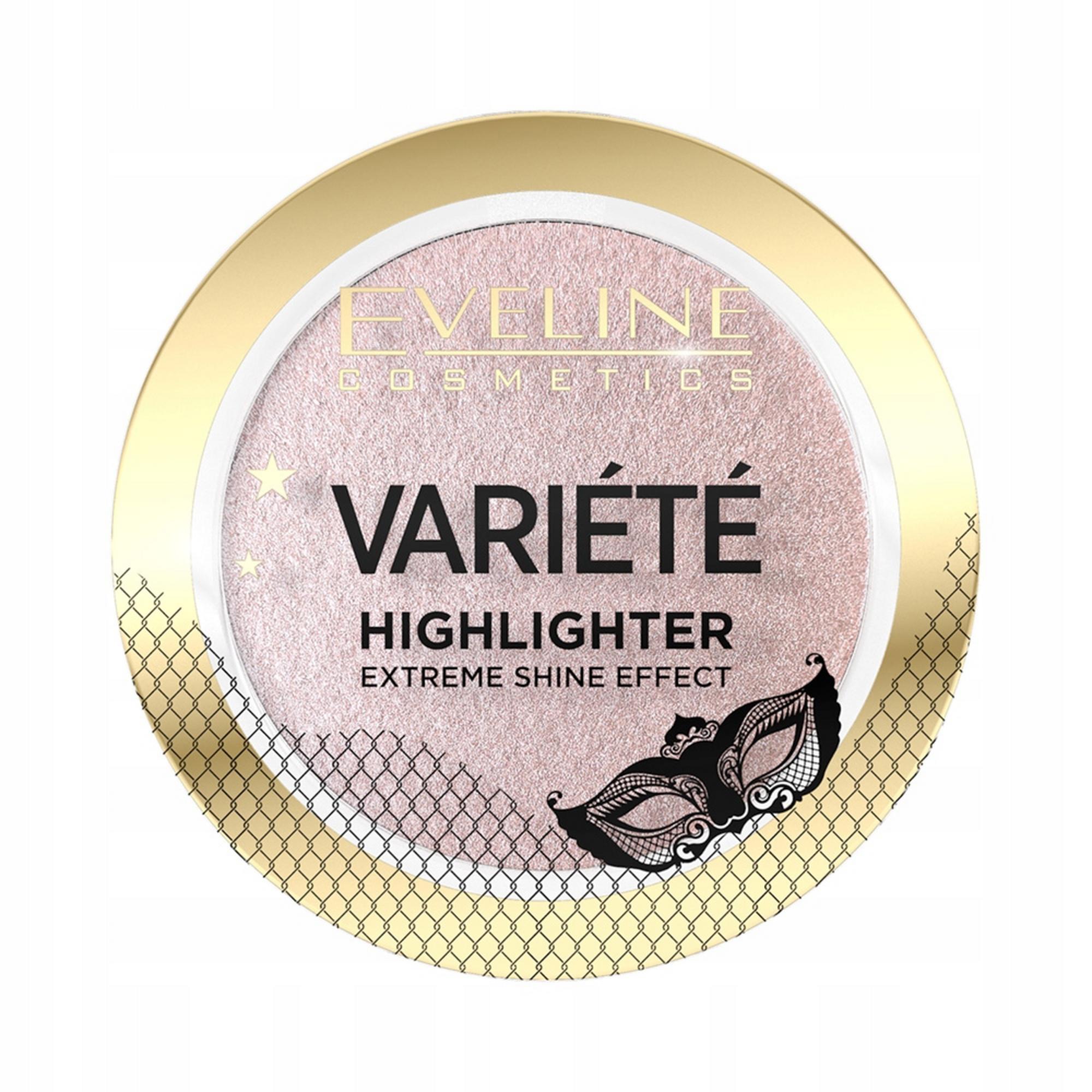 Eveline Cosmetics, Variete, Iluminând, Compact de fard și iluminator, 01, 1 nuanță, 5 g