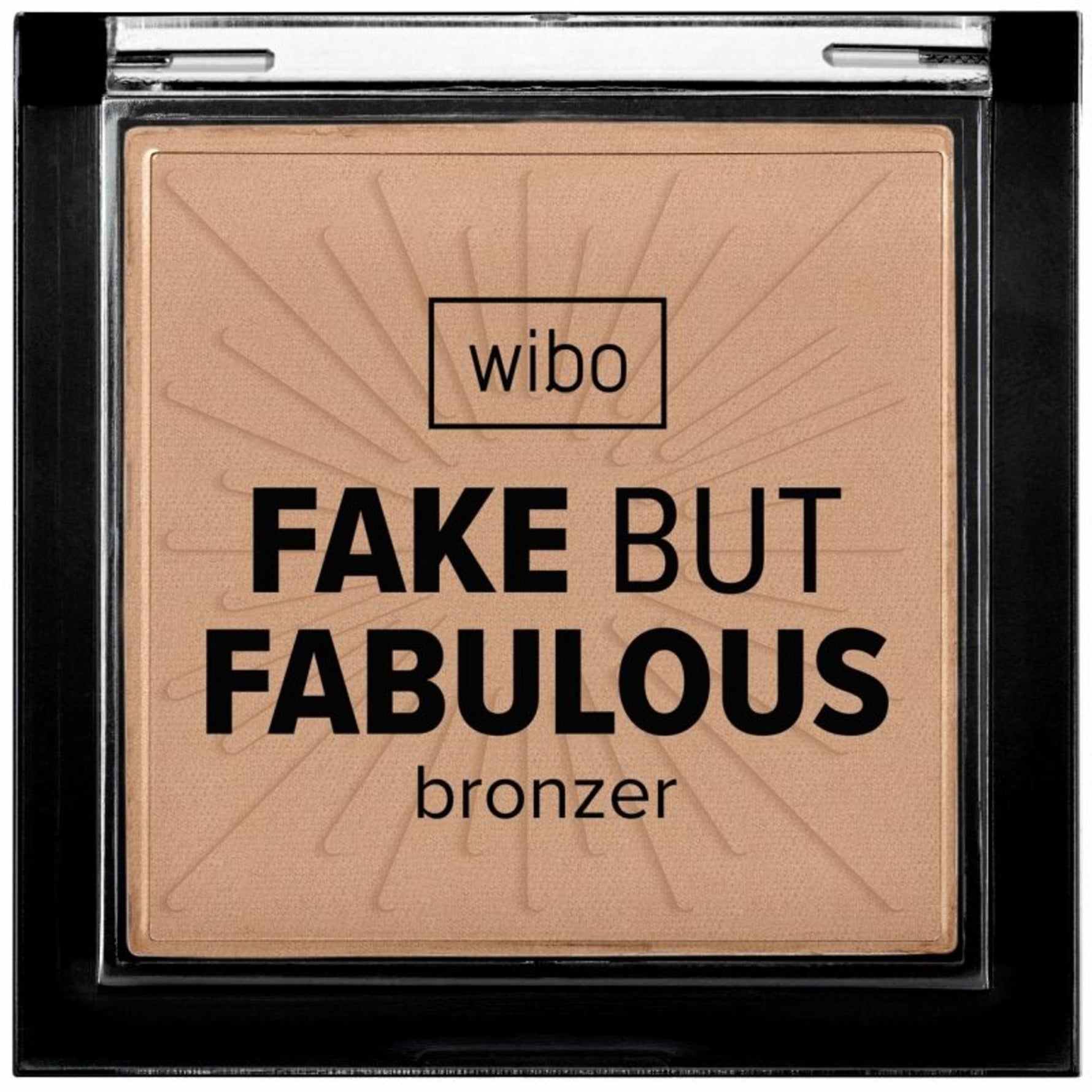 Wibo, Fake But Fabulous, Mat, Pudră compactă bronzantă, 02, Castană, 9 g