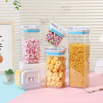 Cutii de Depozitare Alimente, Flippy, Set din 5 Cutii de tip Container, 1x0.5 l, 2x0.8 l, 1x1.2 l, 1x1.9 l, Recipiente
