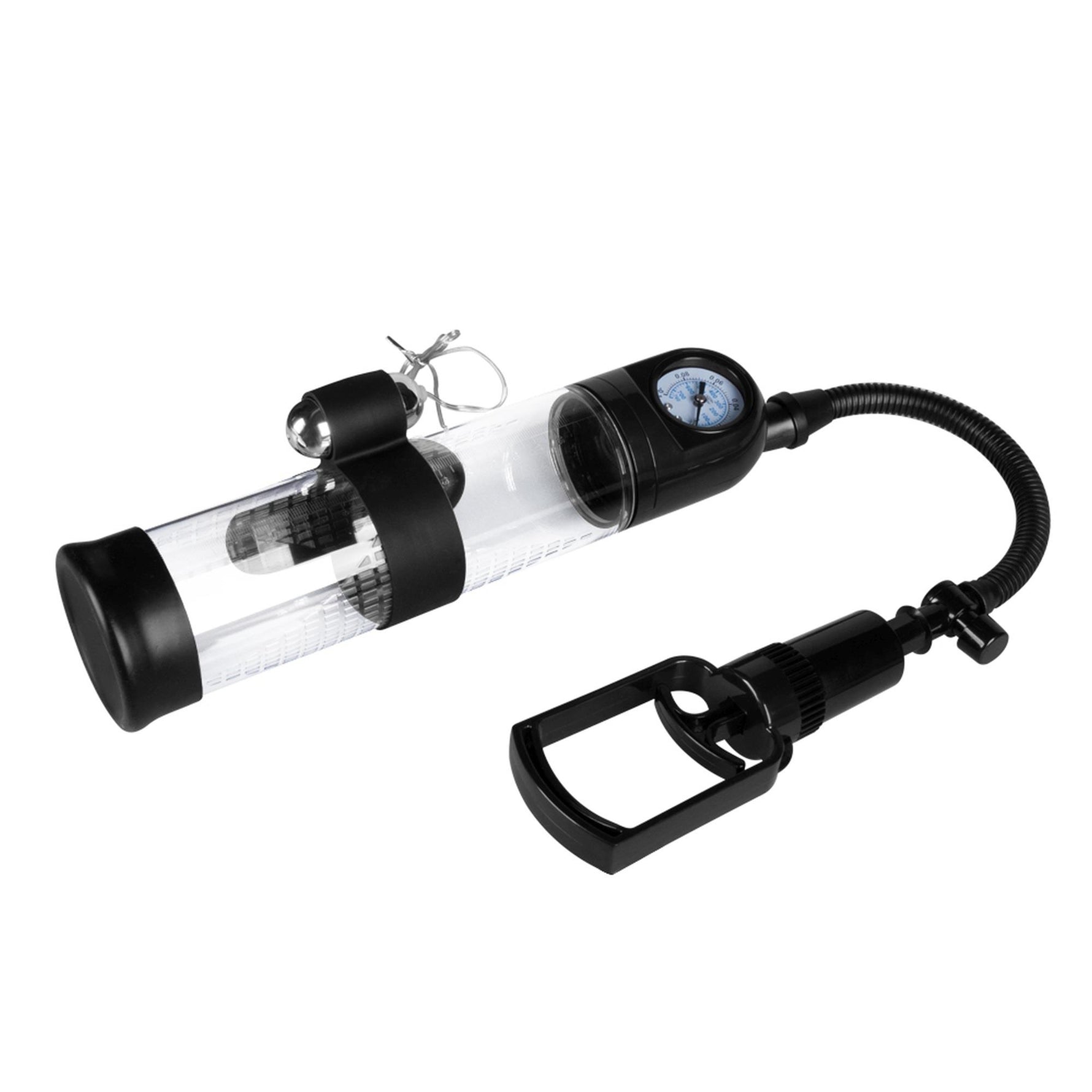 Pompă de vid vibratoare MASTER Powerpump, neagră și transparentă