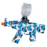 Mitraliera de jucarie electrica Flippy cu bile de hidrogen de gel, gun bluster, tragere in rafala, varsta peste 6 ani,