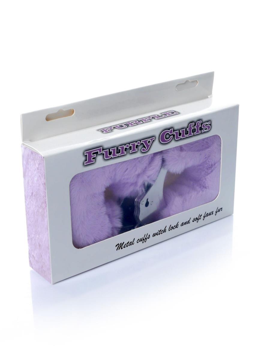 Cătușe de pluș Fetish seria B violet
