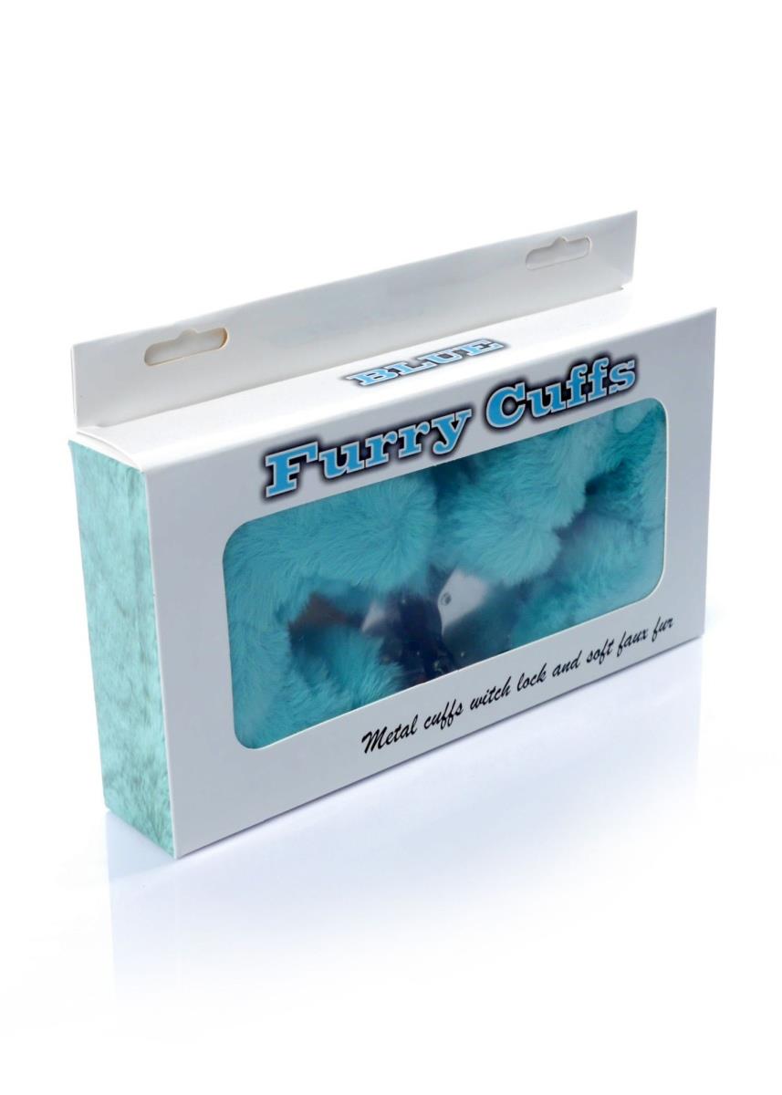 Cătușe de pluș Blue Fetish seria B