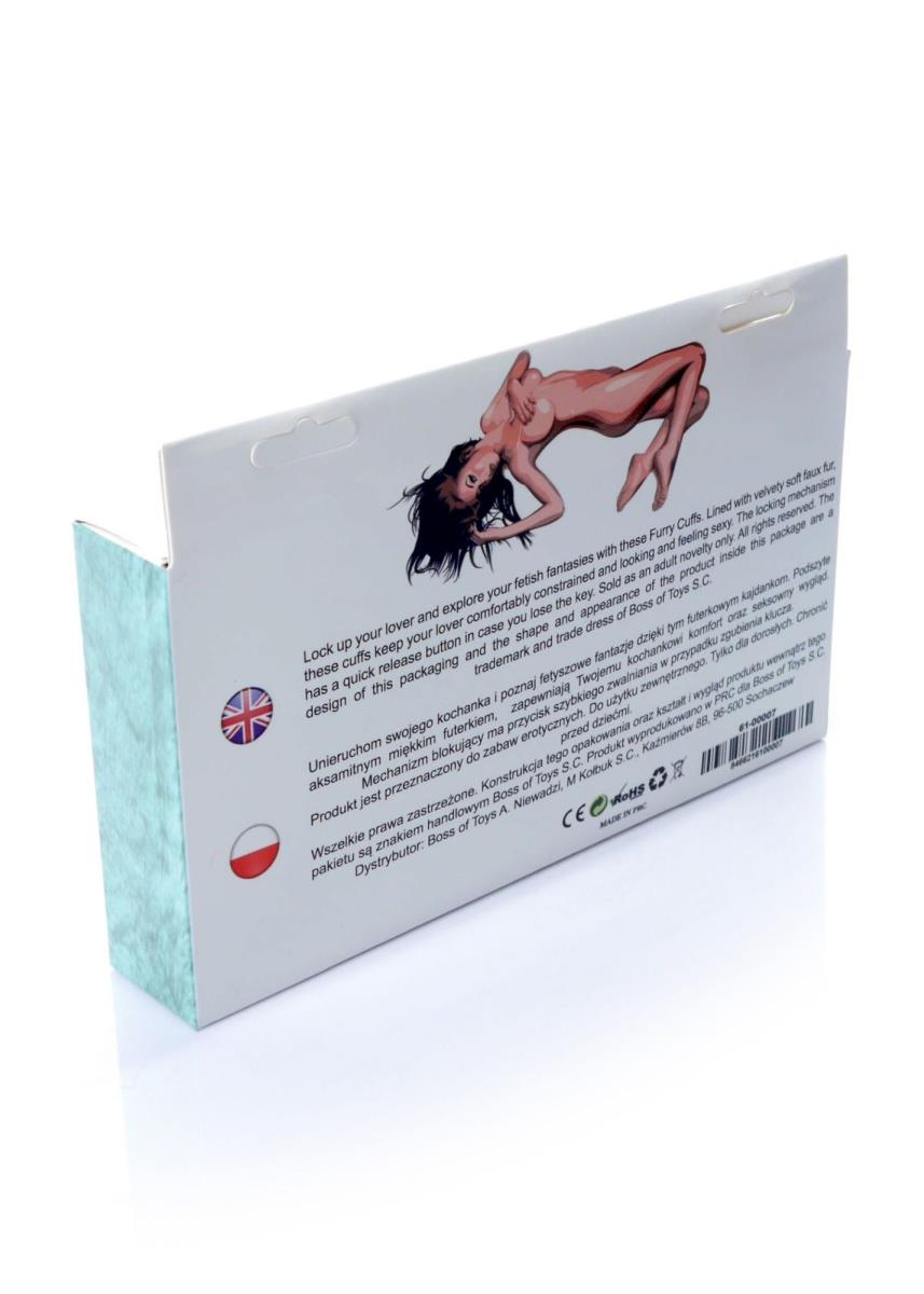 Cătușe de pluș Blue Fetish seria B
