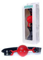 Fetish B Series Ball Gag cu orificii de aer, negru