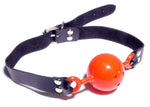 Fetish B Series Ball Gag cu orificii de aer, negru