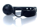 Fetish B Series Airhole Ball Gag, reglabil, negru