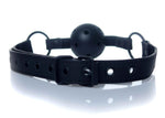 Fetish B Series Airhole Ball Gag, reglabil, negru