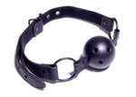 Fetish B Series Airhole Ball Gag, reglabil, negru