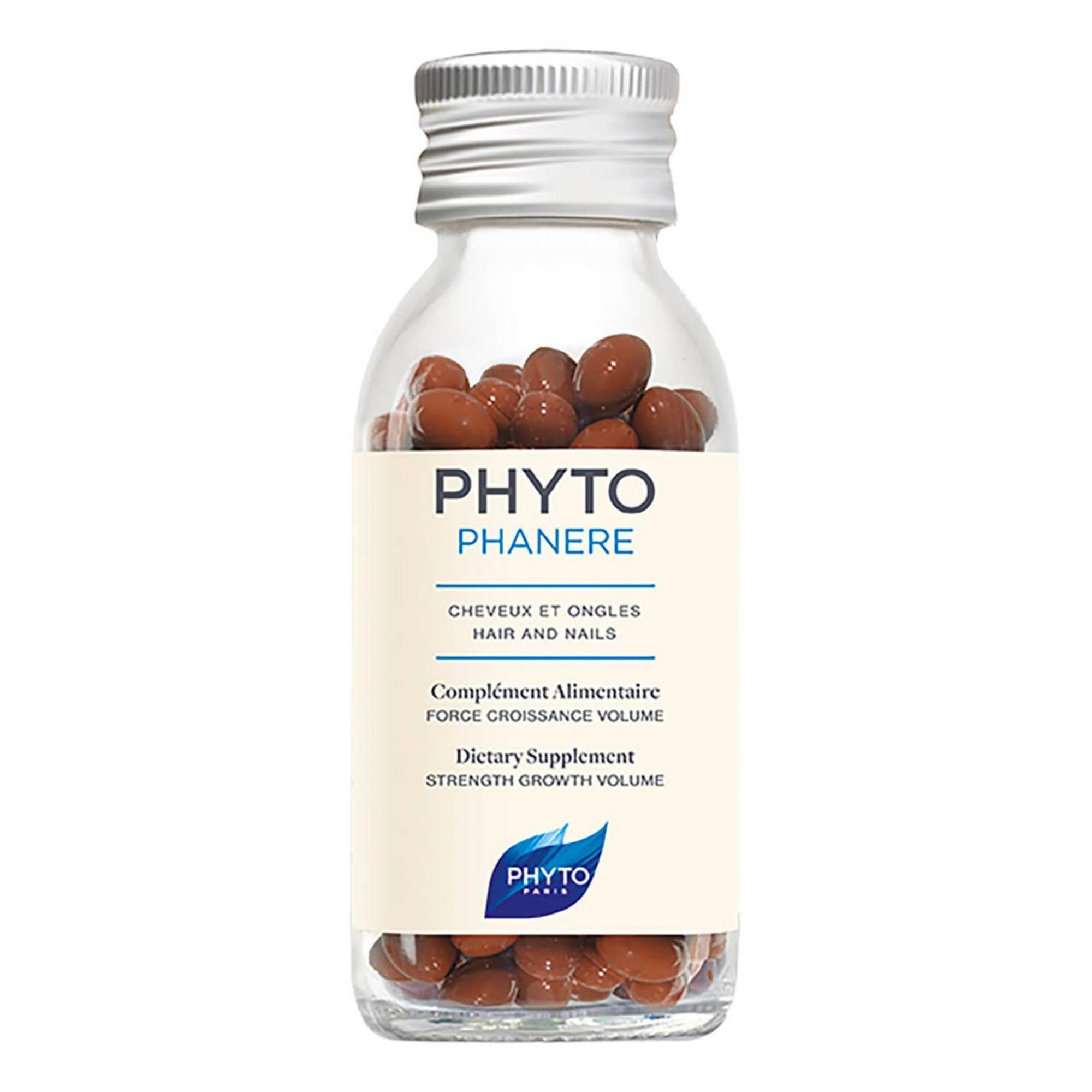 Phyto, Phytophanère, Biotin, Vitamins, Zinc, Strengthen Hair & Nails, Capsule, 120 pcs