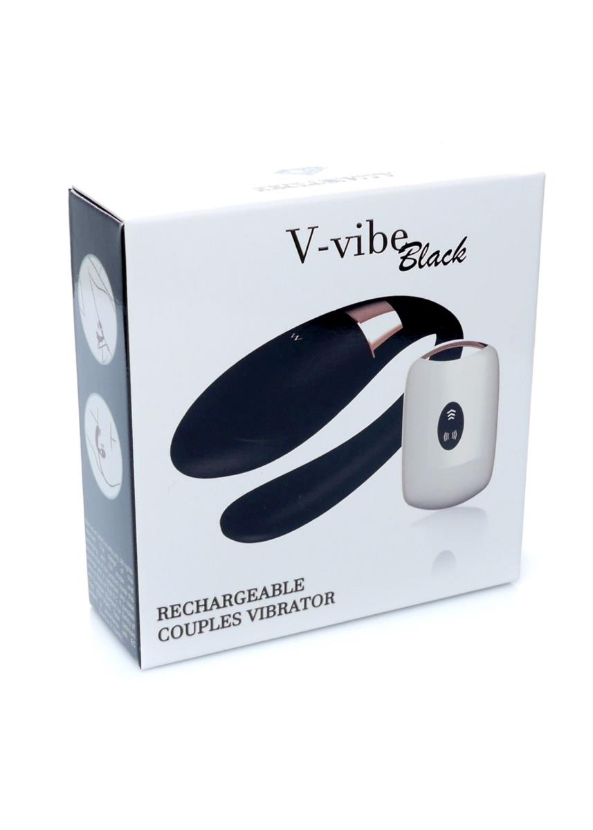 Stimulator USB inteligent V Vibe seria B, negru, cu telecomandă