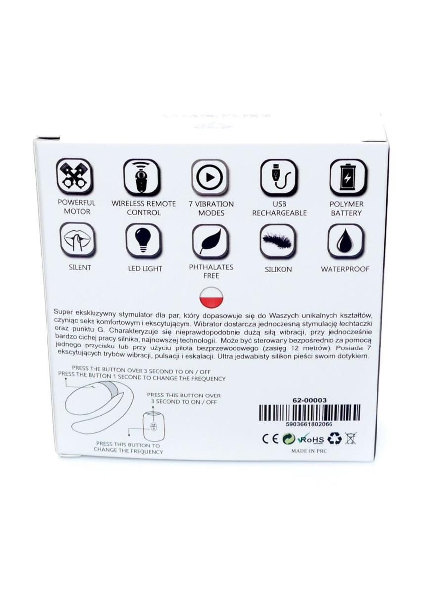 Stimulator USB inteligent V Vibe seria B, negru, cu telecomandă