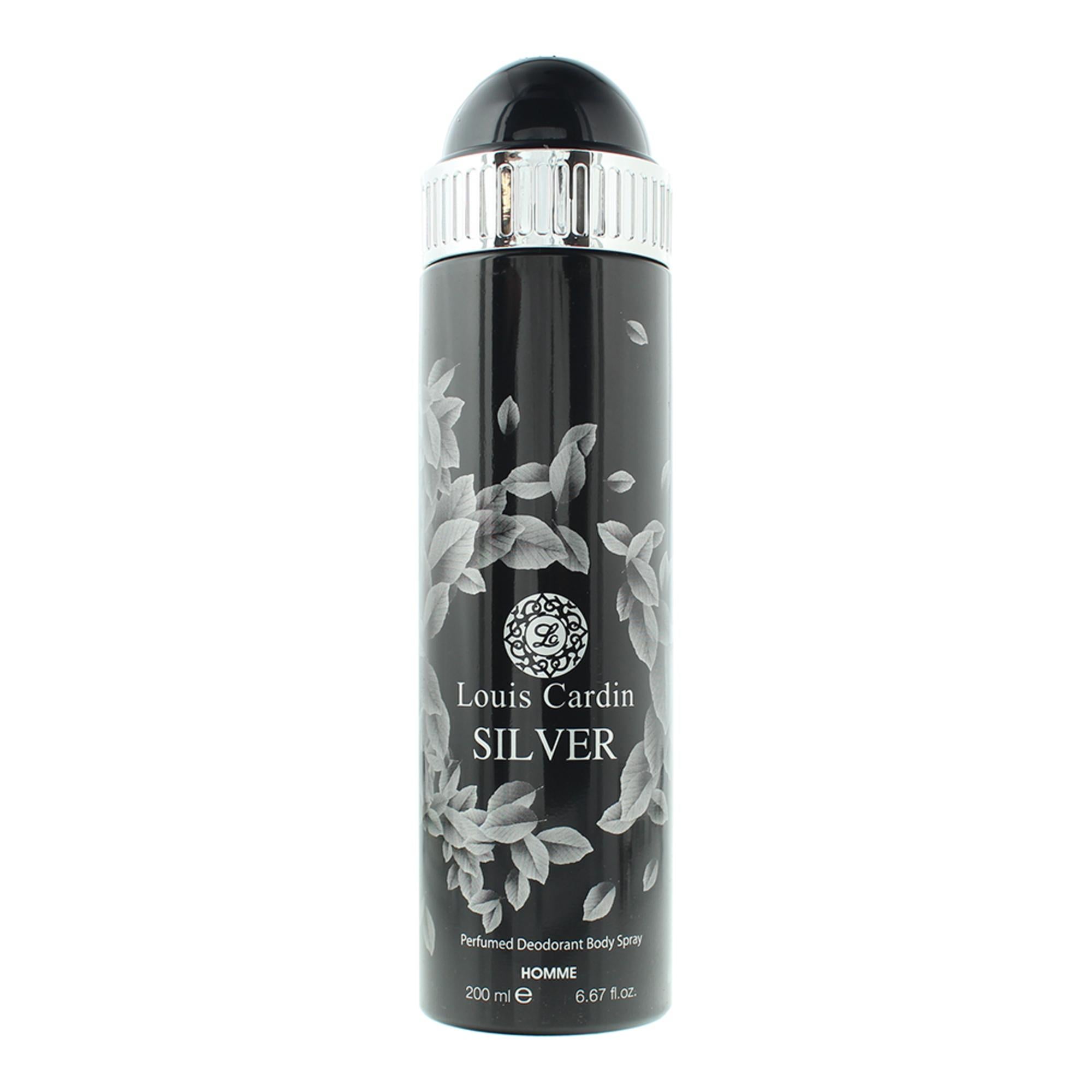Louis Cardin, Silver, Deodorant spray, Pentru bărbați, 200 ml