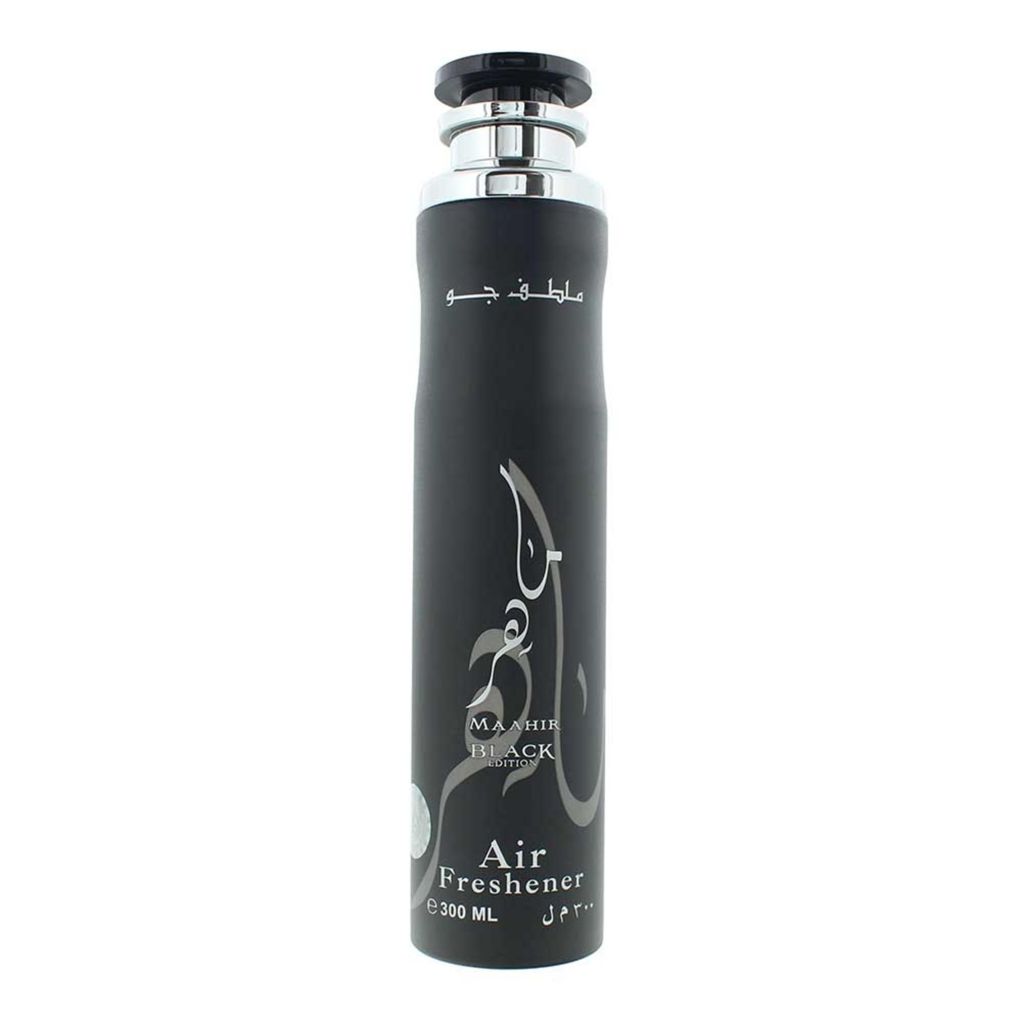 Lattafa, Maahir Black Edition, Lemnos oriental, Odorizant de cameră, 300 ml