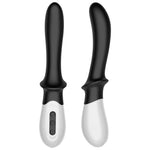 Vibrator pentru prostată și punct G din silicon încălzit Fox USB seria B
