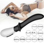 Vibrator pentru prostată și punct G din silicon încălzit Fox USB seria B