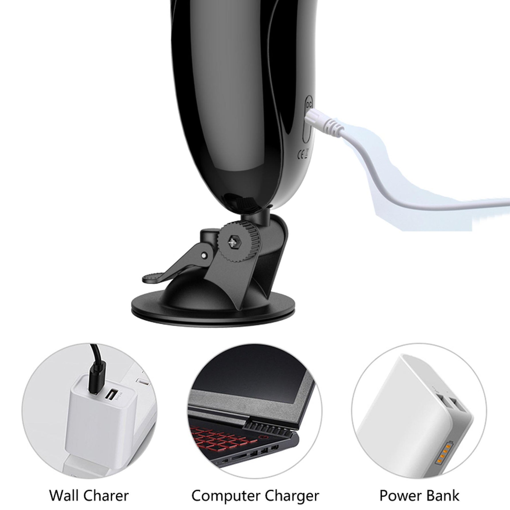 Masturbator vaginal vibrant interactiv USB Fox seria B